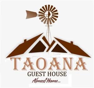 a crest house guest house logo with a windmill at taoana guesthouse in Kroonstad