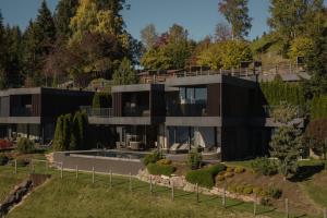 a rendering of a house with a garden at Chalet Mirabell in Avelengo