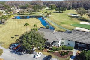an aerial view of a house with a golf course at Golf Coast Bleu II - 3158 in Zephyrhills