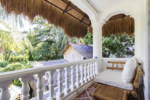 Balkón nebo terasa v ubytování Lanterna Hotel Boracay
