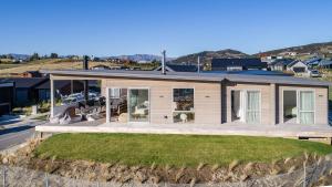 an aerial view of a house at McNeil Luxury Studio in Wanaka