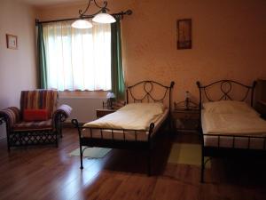 Postel nebo postele na pokoji v ubytování Apartmány PEMI Potštejn + 37 fotografií