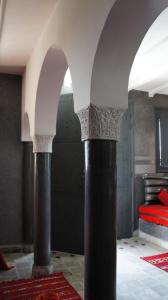 Riad Jardin des Orangers客房内的一张或多张床位