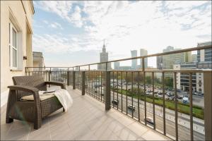 Balkon lub taras w obiekcie P&O Apartments Zgoda
