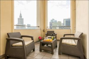 Część wypoczynkowa w obiekcie P&O Apartments Zgoda
