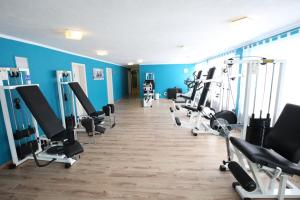 Palestra o centro fitness di New renovated apartment in center of Davos