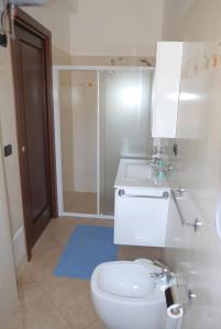 Koupelna v ubytování B&B Parcomonsignore