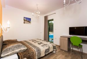 Кровать или кровати в номере Villa Mare & Monti Istra