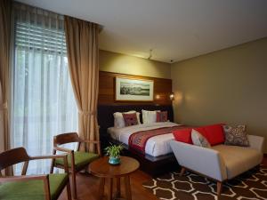 Posezení v ubytování Jiwa Jawa Resort Ijen + 37 fotografií