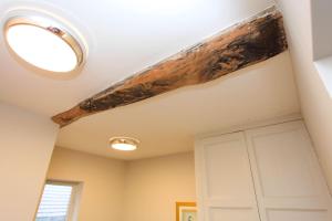 a beam on the ceiling of a room at St John's Hill Apartments in Shrewsbury