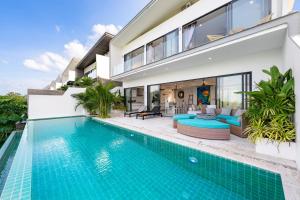 an image of a villa with a swimming pool at Stunning X Space Villa Sea View Infinity Pool in Koh Samui