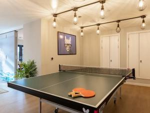 a ping pong table in a room at For Students Only West End in Glasgow in Glasgow