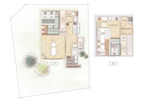 a floor plan and elevation of a condo at Local Stay Hakodate in Hakodate +21 photos