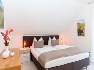 Postel nebo postele na pokoji v ubytování Ferienhaus Kleindienst