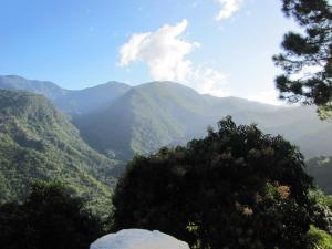 a view of a valley with mountains in the background at Pine Ridge 4-Person Tent in Pleasing Prospect +8 photos