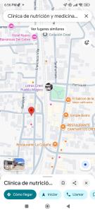Eine Karte von China de Mulusalem und seinen Sehenswürdigkeiten in der Unterkunft Casa Chepe in Creel