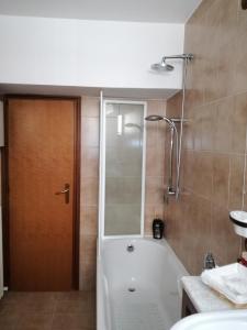 Koupelna v ubytování B&b Rosy