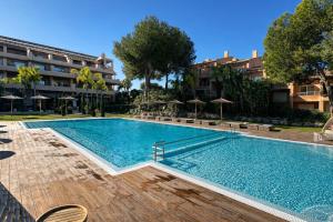 a large swimming pool in front of a building at Moraira Ritual de Terra By Elconserje in Moraira