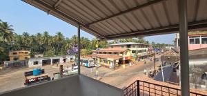 an overhead view of a city with a street at Ayodhya Home stay in Māvalli