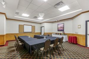 a conference room with a table and chairs in it at Best Western Plus Otonabee Inn in Peterborough +88 photos