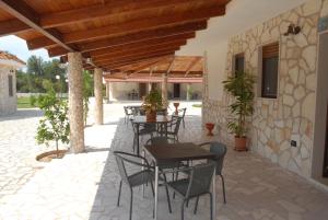 Patio nebo venkovní prostory v ubytování B&B Parcomonsignore