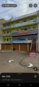 a view of a building with a building at Hotel DEEPAK PALACE in Gaya