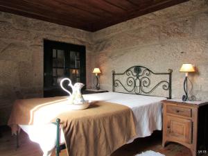 Кровать или кровати в номере Casa Do Pomar