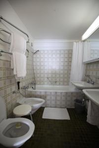 Koupelna v ubytování New renovated apartment in center of Davos