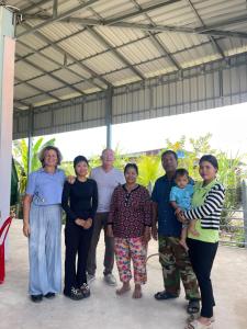 a group of people posing for a picture at Angkor Nature Voyages in Phumi Ta Phul +3 photos