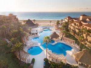 an aerial view of the resort and the beach at Royal Solaris Los Cabos - All Inclusive in San José del Cabo