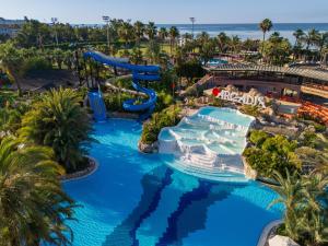an aerial view of a water park at a resort at Limak Arcadia Sport Resort Belek in Belek