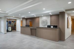 a lobby of a hospital with a reception counter at Fairfield Inn & Suites Lake City in Lake City +34 photos