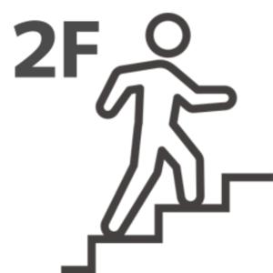 a man walking up the stairs of a number of stairs at #10 Nagoya Sunflower Condominium in Yadachō +80 photos