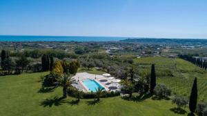 an aerial view of an estate with a swimming pool at Tenuta Querce Grosse- Le Dimore in Francavilla al Mare +46 photos