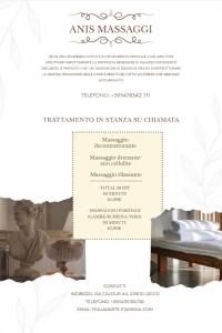 a flyer for an event with a picture of a table at PALAZZO NOVECENTO WELLNESS B&b in Lecco