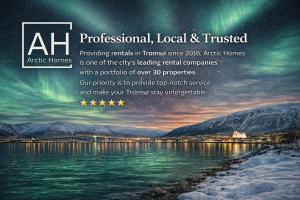 a poster for a local local and trusted event at ARCTIC HOMES - Aurora Skyhouse in Tromsø