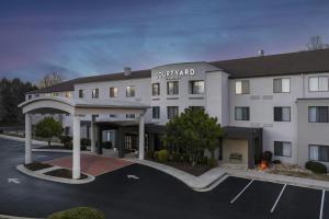 a rendering of a hotel with a parking lot at Courtyard Danville in Danville