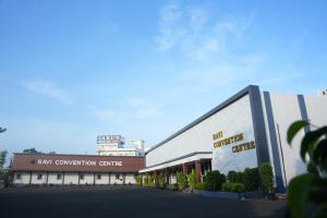 a view of a building with a car convention centre at Ravi Convention Centre in Rājānagaram