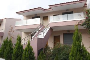 Balkón alebo terasa v ubytovaní Polychrono Apartments