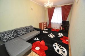 Posezení v ubytování Apartment in the center on Spasskaya Street