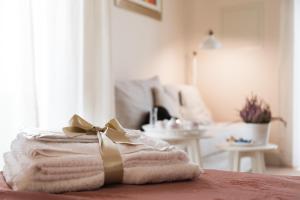 A bed or beds in a room at Il Leone Blu