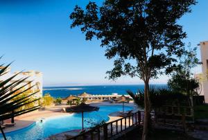 a view of the pool at the resort at Sunny Dahab Resort Family Deluxe in Dahab