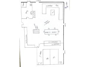 a floor plan of a house at FeWo Igelnest ID 16292-0 in Kargow