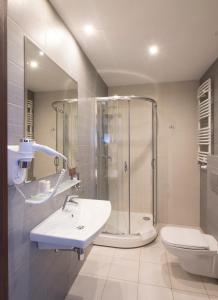 Kúpeľňa v ubytovaní Hotel Maraton