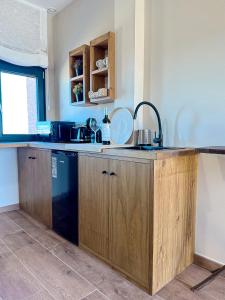 a kitchen with a sink and a dishwasher at Alojamiento rural Solterra in Roa