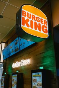 a burger king sign on the wall of a store at Virgin River Casino and Lodge in Mesquite