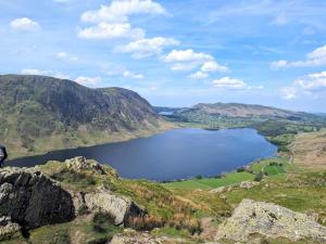 a view of a lake on top of a mountain at 2 Bed in Cockermouth oc-sz136 in Lorton +8 photos