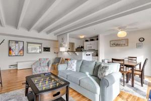 a living room with a couch and a table at Tiburon 5B in Ocean City