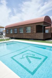 Piscina en o cerca de Hostal- Restaurante Estación Vía Verde