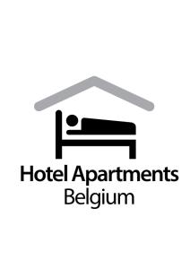 a logo for a hotel apartments bed algorithm at Hotel Apartments Belgium 2 - HAB 2 in Westerlo